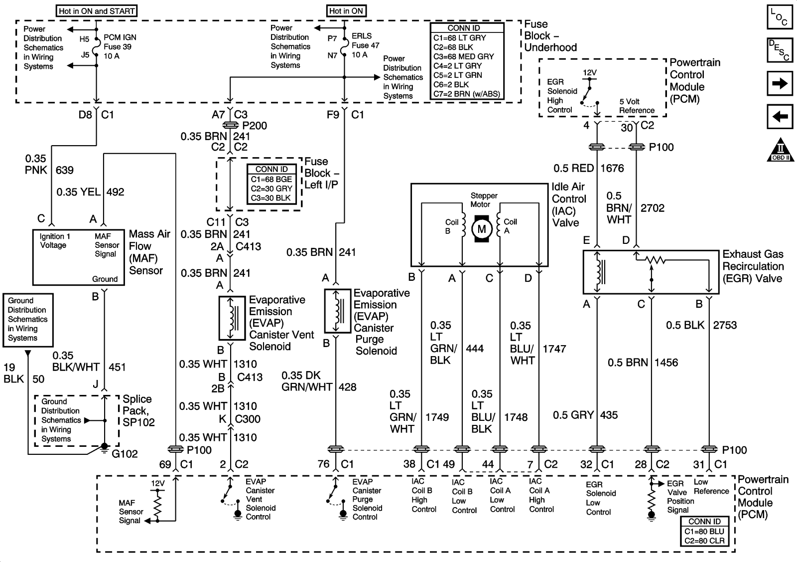 Pontiac Grand AM 2003 wiring diagrams